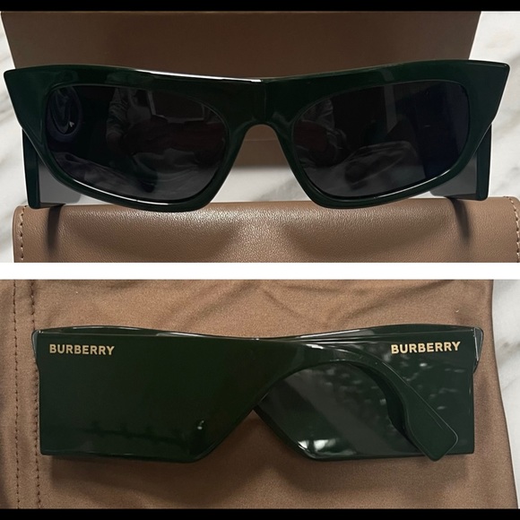 BURBERRY UNIQUE SUNGLASSES AT MILAN FASHION WEEK IN MILAN ON VICTORIA STELLA - Picture 15 of 16